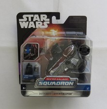 Star Wars Micro Galaxy Squadron Darth Vader's Sith Interceptor Series 5  0104