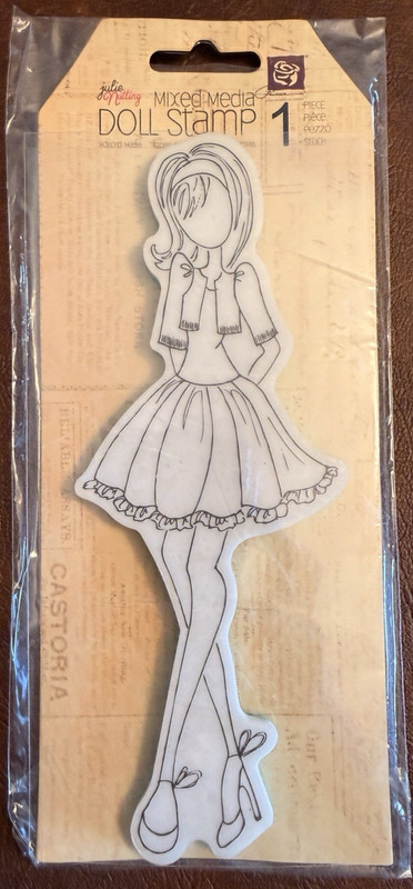 NEW Julie Nutting Cling Stamps Dolls Prima "Steffi" #910174 Girl Headband jacket