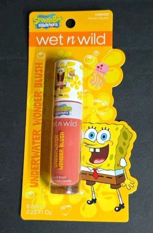 Wet N Wild SpongeBob Underwater Wonder Liquid Blush/Lip 3 pc Set Sealed NEW  - Image 3 of 4