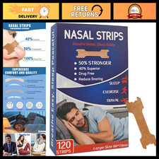 Extra Strength Nasal Strips for Snoring Relief - Brown01 Color Variant