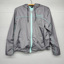 Prairie Mountain Yellowstone Gray Windbreaker Jacket Womens Size Medium