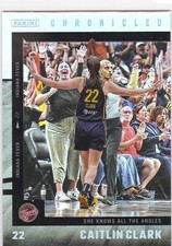 2025 Panini Caitlin Clark Chronicles Silver Holo Foil #24 Indiana Fever