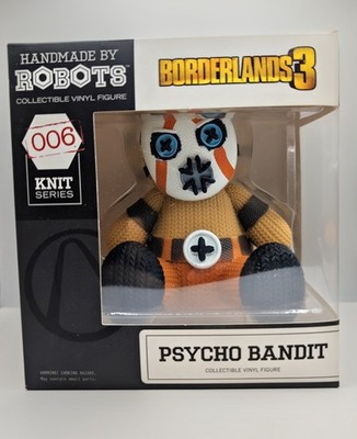 Borderlands 3 Psycho Bandit Vinyl Figure Knit Series Handmade by Robots SEALED