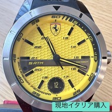 Ferrari Scuderia Yellow Watch Men Watch Accessory Original Collection Racing Car