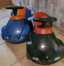 Bobbycar BMW 2er Set Rutscherauto Blau Schwarz