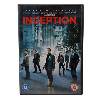 Inception (DVD, 2011) Tom Hardy Region 2 PAL Cert 12 Warner Bros 1000189722