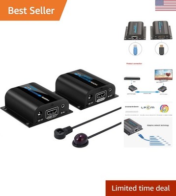 MYPIN 1080P HDMI Extender - Plug and Play with Lossless Transmission Technology
