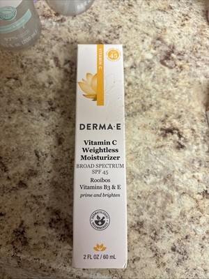 Vitamin C Moisturizer SPF45  2 Oz By Derma E Fresh SMALL BUSINESS     