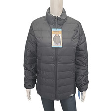 Eddie Bauer Womens Down 650 Packable Jacket Large Size Black