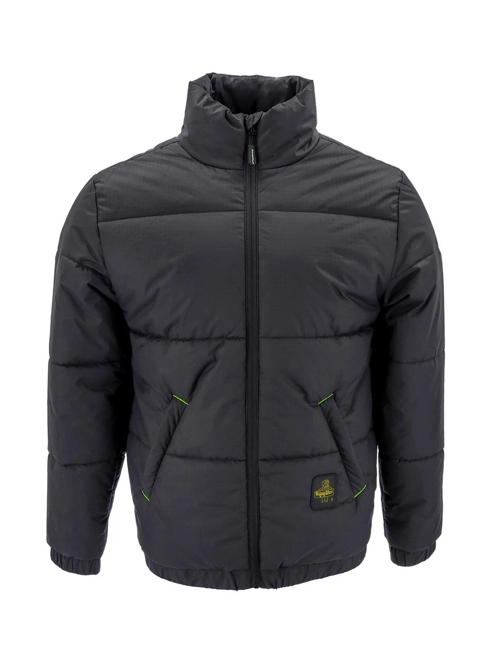 SALE! Extra Warm RefrigiWear Puffer Jacket Black Ripstop Quilted Coat SMALL
