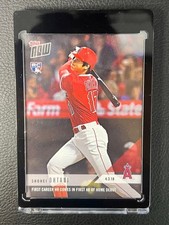 2018 Topps Now Shohei Ohtani RC First Career HR Angels Card #32 Home Run Debut