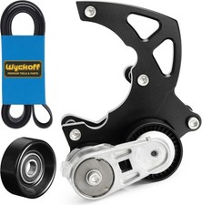 LS Swap R4 AC Compressor Bracket Kit, High Mount A/C Brackets Compatible with