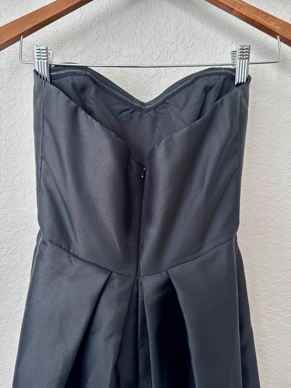 Alfred Sung Strapless High Low Dress D699 Sweetheart Satin Women's Size 0