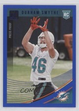 2018 Panini Donruss Rookie Press Proof Blue Durham Smythe #385 03rx