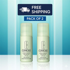 2 x Clinique Roll-On Anti-Perspirant Deodorant 75ml PACK OF 2