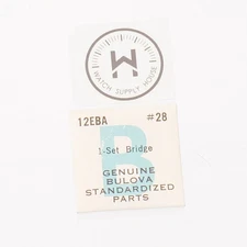 Buren 1280 Bulova Watch Setting Lever Spring Set Bridge New Old Stock  (C19R1)