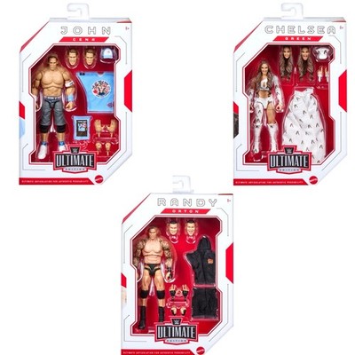 John Cena/Randy Orton/Chelsea WWE Mattel Ultimate Edition Series 31 Set Figures