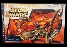 👽👽Star Wars Clone Wars Separatist Forces Hailfire Droid Hasbro 2003 Sealed👽👽