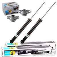 2X Bilstein B4 Gasdruck StossdÄMpfer + Domlager Hinten Passend FüR VW Touran 5T