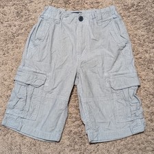 GAP Boys Size 10 Medium Blue/White Striped Shorts EUC