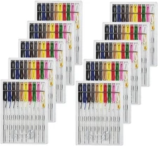 10 Boxes Quick Fix Sewing Kit, Easy Pre Threaded Needle Prethreaded... 
