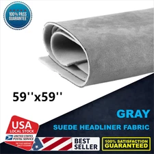 Fabric Upholstery Repair Replacement Kits Gray 59''x59'' Headlining Fabric new