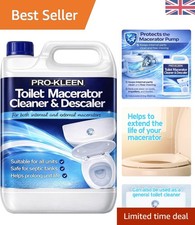 Concentrated 5L Toilet Macerator Cleaner & Descaler - Effective & Easy To Use 6.20 per litre