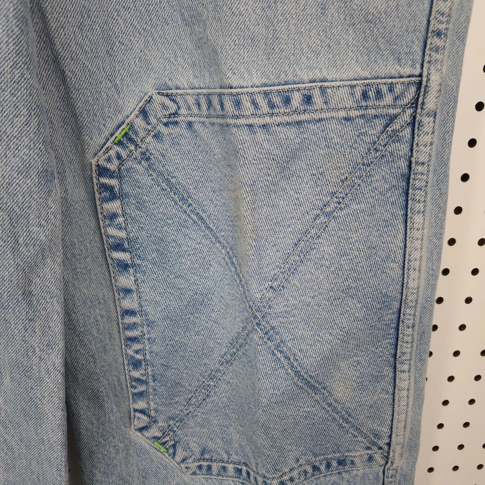 Pantalones de mezclilla JNCO vintage años 90 talla 14 azul lavado claro pierna ancha Foto 3 de 4