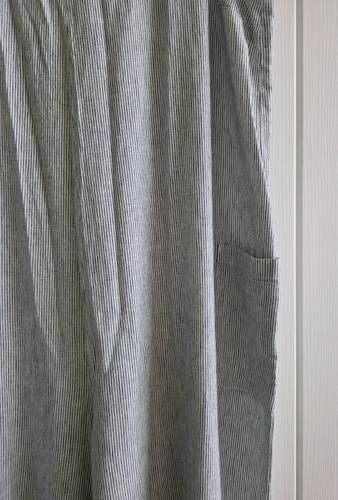 NEXT linen mix ecru black stripe wide leg jumpsuit UK 14 16 - Picture 7 of 13