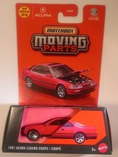Matchbox 2026 Moving Parts 1991 Acura Legend Coupe Red Hood Opens New For 2026