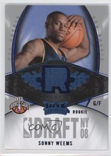 2008-09 Fleer Hot Prospects Rookie Blue Sonny Weems #130 0f4