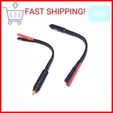 CESS-104 RCA Male Plug to Banana Female Jack Adapter Cable, 2 Pack