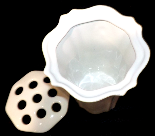 Vntg SOUTHERN LIVING At Home Cream FROG Vase "Arrange It Easy" 5.5' x 4.5' (EUC) - Picture 7 of 14