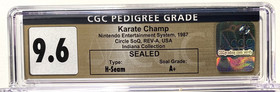 Karate Champ Nintendo NES New 1986 Factory Sealed Circle Seal CGC 9.6 A+ TOP POP