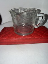 Vintage 3 Spout Glass Measuring Cup