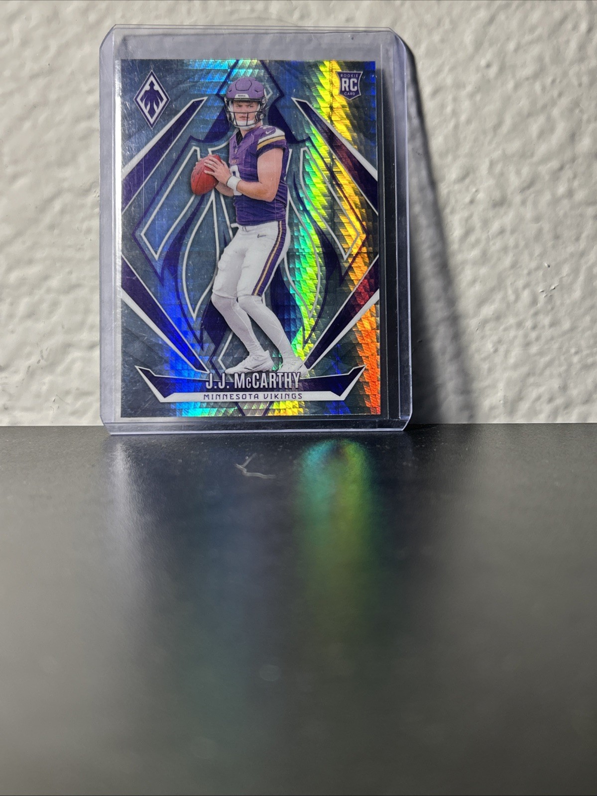 2024 Panini Phoenix - Rookies J.J. McCarthy #185 Hyper (RC) 💎☘️