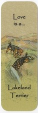 LAKELAND TERRIER DOG BOOKMARK SAME IMAGE BOTH SIDES GREAT GIFT