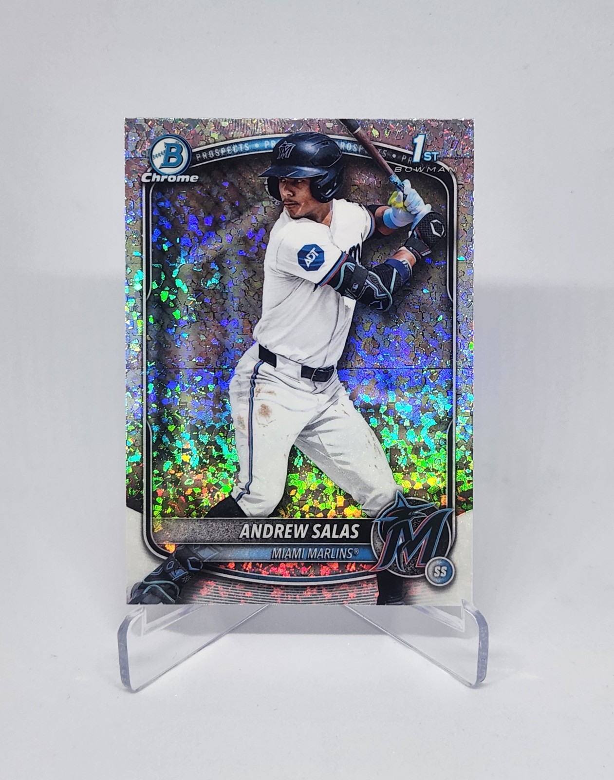 2025 Bowman Chrome Andrew Salas 1st Mini-Diamond Refractor