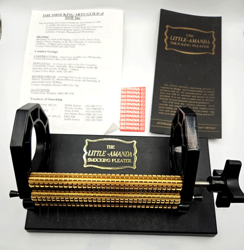 Rare Vintage Little Amanda Smocking Pleater Australian Made Original Box