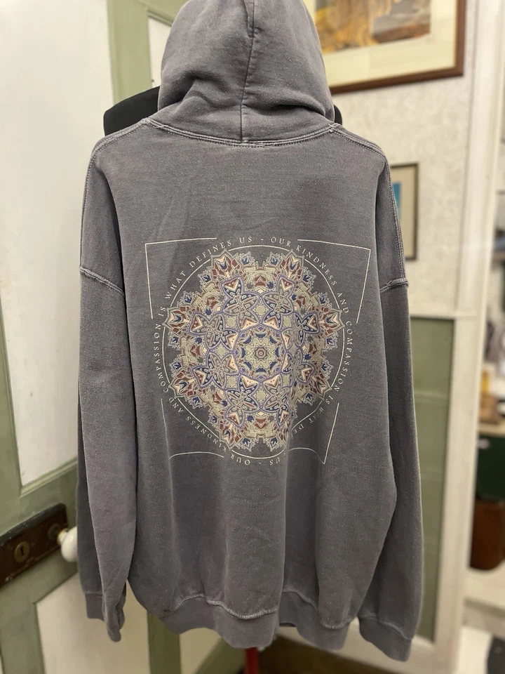 Urban Outfitters NATURAL ELEMENTS GEO Mandala Hoodie RRP £55 Size M EXCELLENT - Image 3 of 4