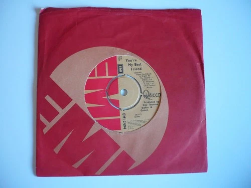 Queen You're My Best Friend 7" Vinyl UK EMI 1975 1st Press A1/B1 Single