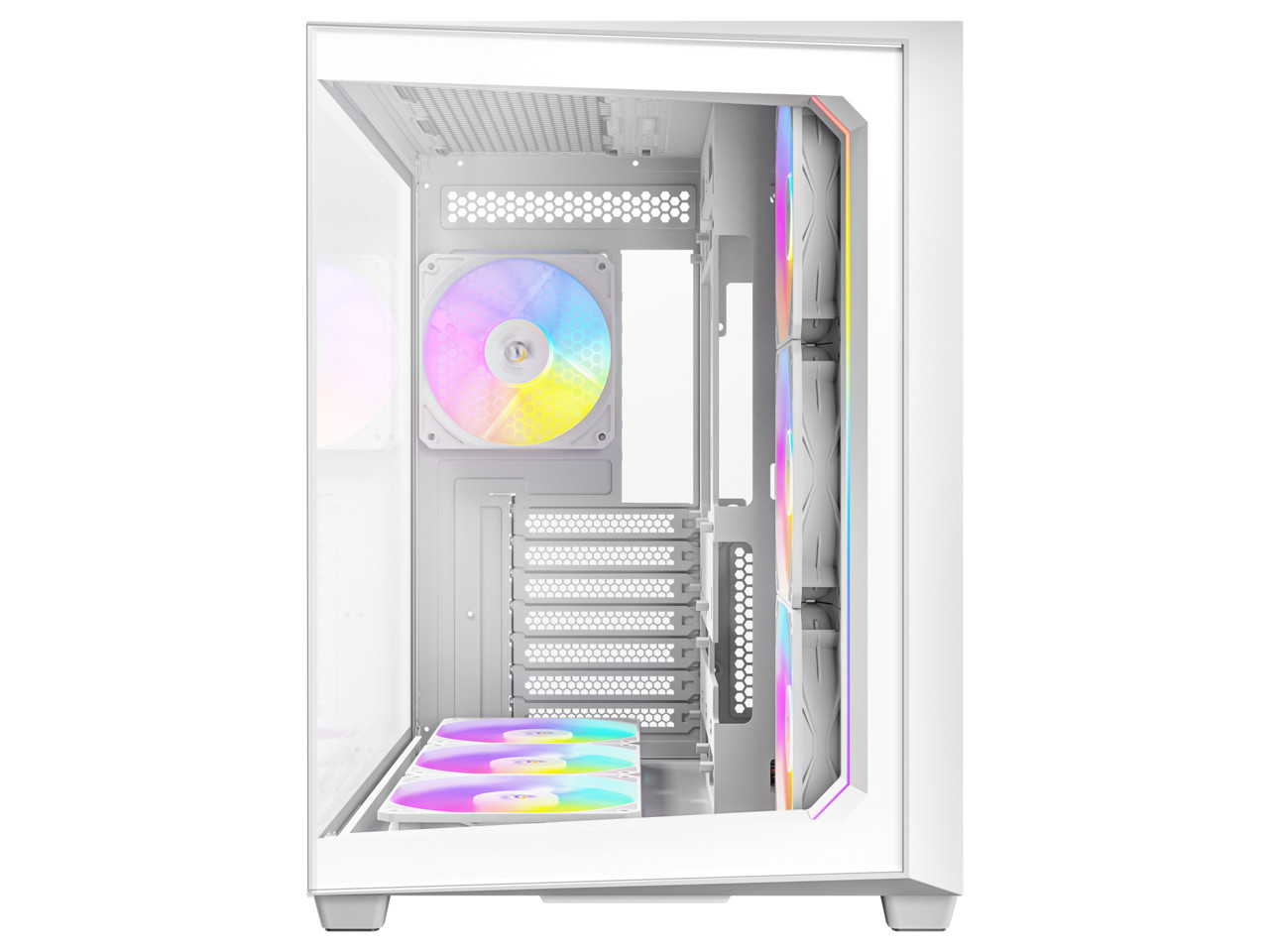 Antec C5 ARGB Белый в комплекте 7 ШИМ-вентиляторов ARGB x 120 мм до 10 вентиляторов одновременно