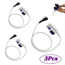 3Pcs Adult SpO2 Sensor Probe Adult Finger Clip 7Pin fit For 2500 9840