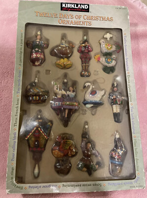 Kirkland Signature Costco Retired 12 Days of Christmas Ornaments
