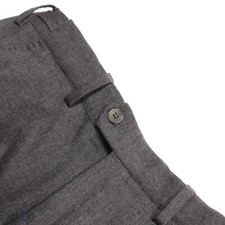 Hiltl NWT Dress Pants Size 50 34 US In Gray Melange Wool Blend P-Flex
