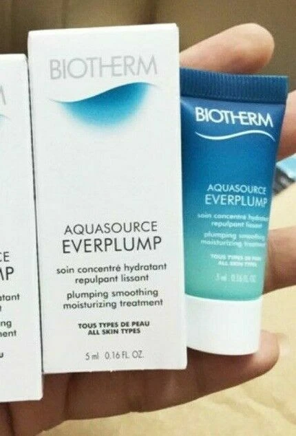 Biotherm Aquasource Everplump Moisturizing Treatment 5 ml 0.16 fl oz - Image 2 of 3