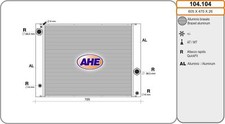 Radiateur BMW 630