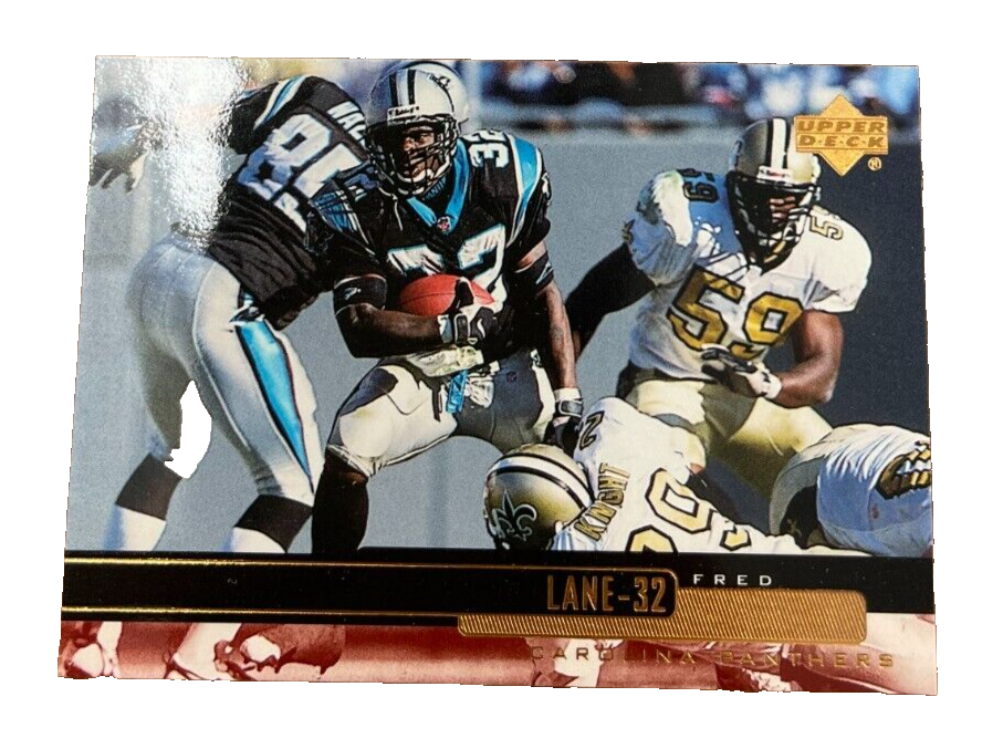 1999 UPPER DECK CARD # 29 Fred Lane - Carolina Panthers | eBay