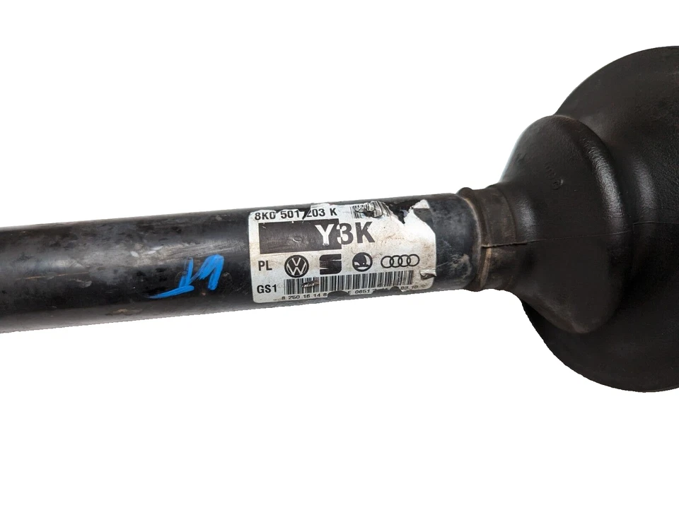08-12 AUDI S4 S5 4.2T 3.0L EJE TRASERO DERECHO O IZQUIERDO DERECHO DERECHO CV EJE 8K0501203K Foto 2 de 4