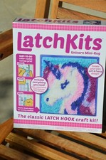 Kahootz Latch Kits Unicorn Mini Rug 12"x11" Craft Kit- NIB